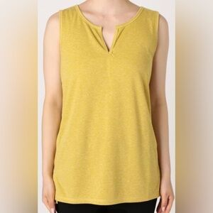 Old Navy Linen Blend Sleeveless V-Neck Tank Top, size Large